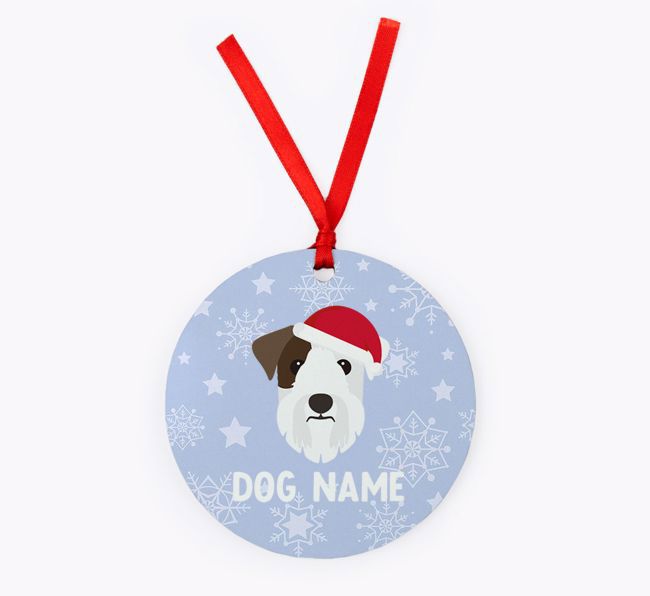 Snowflake: Personalised {breedFullName} Christmas Decoration